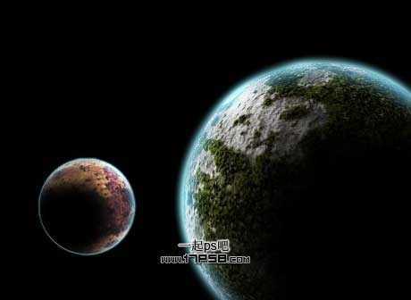 ‘Photoshop打造一幅唯美的宇宙星球图‘