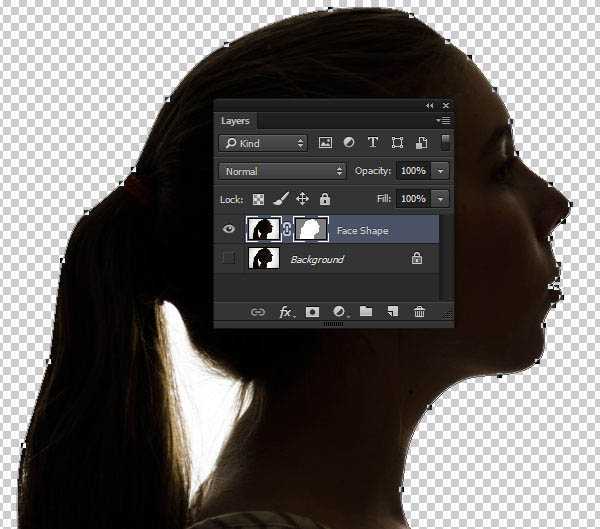 ‘PS合成生动的画面融入人物头部创意二次曝效果‘