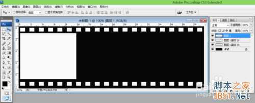 ‘ps图层链接制作胶卷效果‘