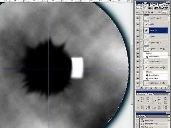 ‘Photoshop将绘制出逼真的眼球效果的鼠绘实例教程‘