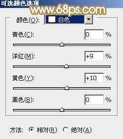 ‘Photoshop为逆光草丛中的美女调出柔和的黄褐阳光色‘
