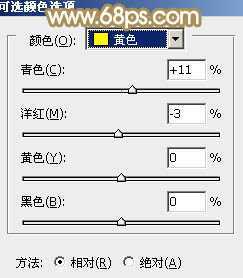 ‘Photoshop为逆光草丛中的美女调出柔和的黄褐阳光色‘