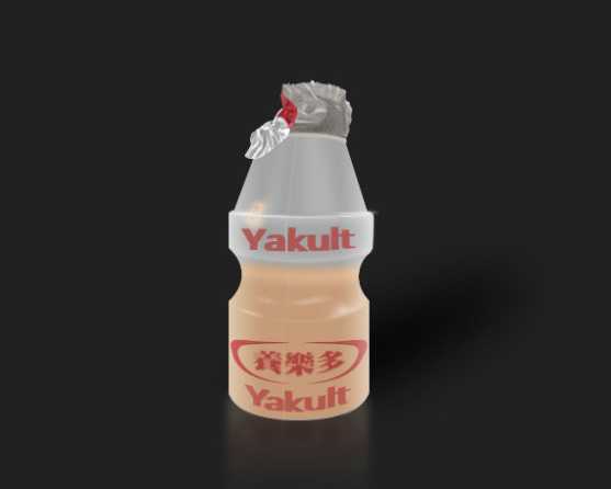 ‘Photoshop制作逼真的塑料透明瓶装牛奶‘