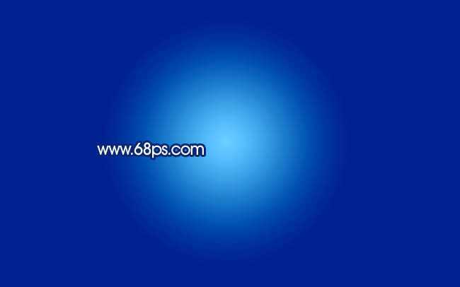 ‘Photoshop将制作出一个漂亮的蓝色立体水晶祥云效果‘