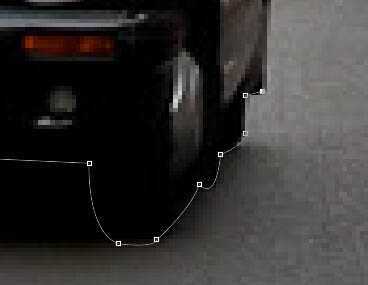 ‘Photoshop将街道图片调出雨水湿润的路面‘