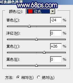 ‘Photoshop将大树边的人物调制出斑斓的霞光暖色‘