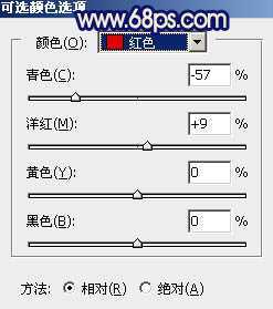 ‘Photoshop将大树边的人物调制出斑斓的霞光暖色‘