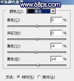 ‘Photoshop将大树边的人物调制出斑斓的霞光暖色‘