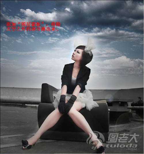‘Photoshop调出模特照片大气强对比的黄褐色‘