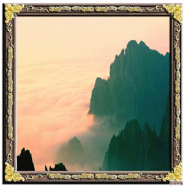 ‘Photoshop打造漂亮的木质花纹相框[‘