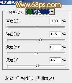 ‘Photoshop将树林人物图片加上唯美柔和的红褐色‘
