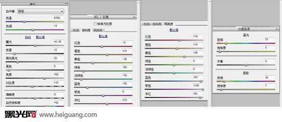 ‘Photoshop为颜色偏冷的室内婚片增加上梦幻的韩系淡黄色‘