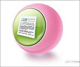 Photoshop教程:制作卡通可爱球状图标