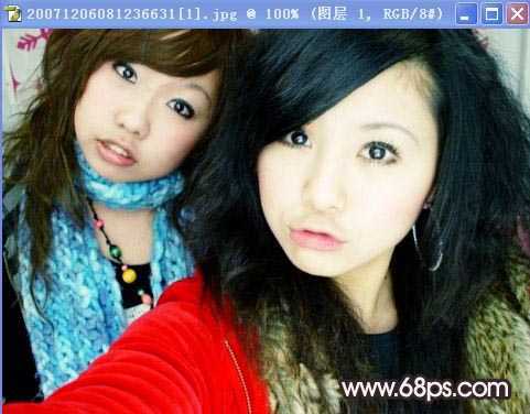 Photoshop教程：清晰脱俗靓丽美女照片