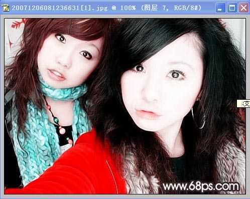 Photoshop教程：清晰脱俗靓丽美女照片