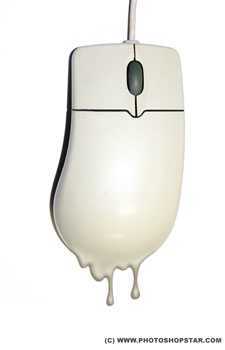 ‘Photoshop制作一个液化的鼠标‘
