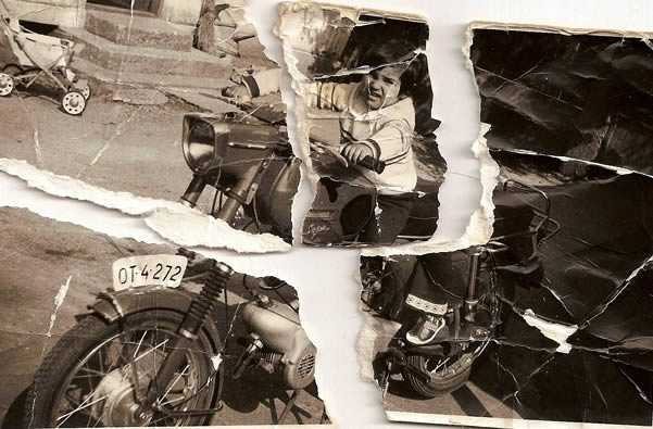 ‘PS快速修复被撕坏的旧照片‘