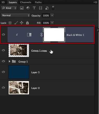 ‘PS快速修复被撕坏的旧照片‘