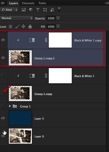‘PS快速修复被撕坏的旧照片‘