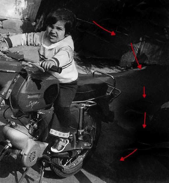 ‘PS快速修复被撕坏的旧照片‘