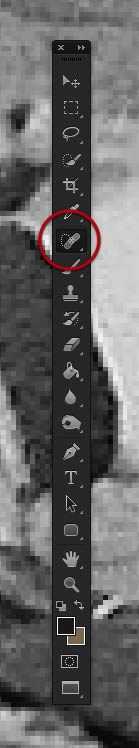 ‘PS快速修复被撕坏的旧照片‘