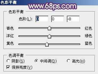 ‘Photoshop将树林写真人物图片打造出漂亮的橙紫色‘