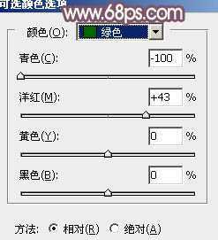 ‘Photoshop为荒草中的人物调出逆光暗调青红色‘