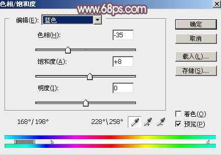 ‘Photoshop为荒草中的人物调出逆光暗调青红色‘