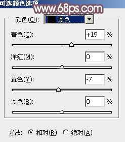‘Photoshop为荒草中的人物调出逆光暗调青红色‘