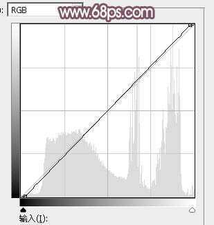 ‘Photoshop为荒草中的人物调出逆光暗调青红色‘