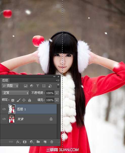 ‘PS将美女图片制作玻璃效果‘