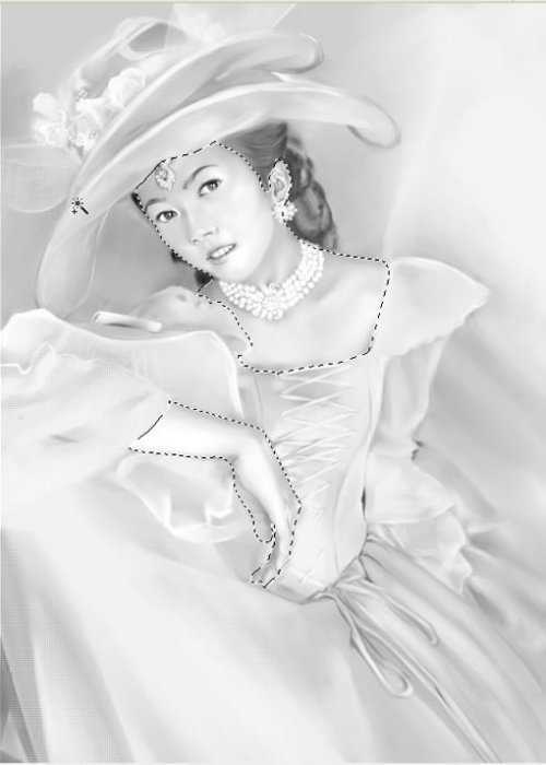 Photoshop Painter手绘贵妇插画_脚本之家jb51.net发布