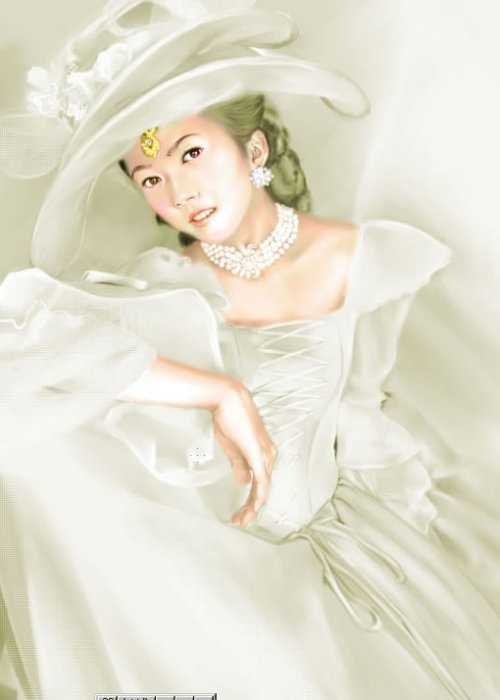 Photoshop Painter手绘贵妇插画_脚本之家jb51.net发布