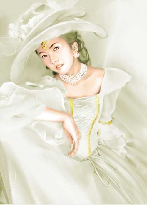 Photoshop Painter手绘贵妇插画_脚本之家jb51.net发布