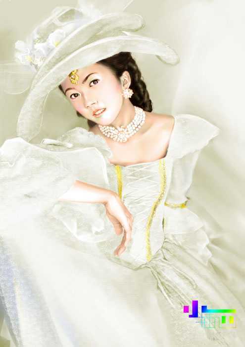 Photoshop Painter手绘贵妇插画_脚本之家jb51.net发布