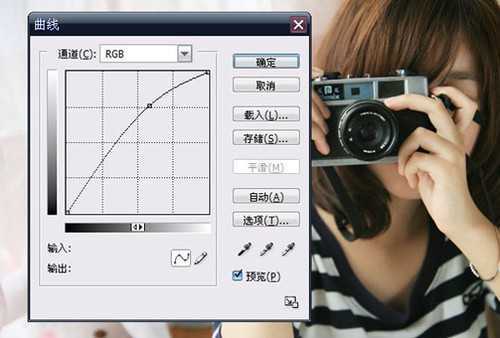 ‘photoshop将美女图片打造出日系清新效果‘