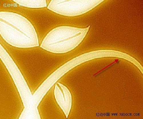 ‘Photoshop制作梦幻的金色花纹‘