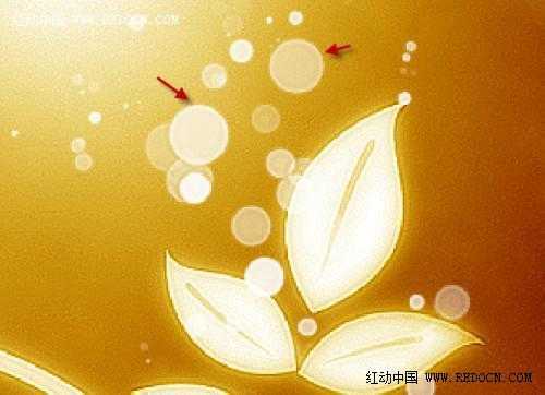 ‘Photoshop制作梦幻的金色花纹‘