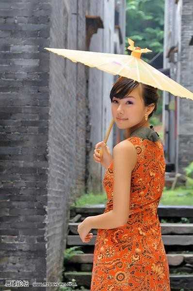 ‘PhotoShop为偏暗的外景美女照片美白技巧教程‘