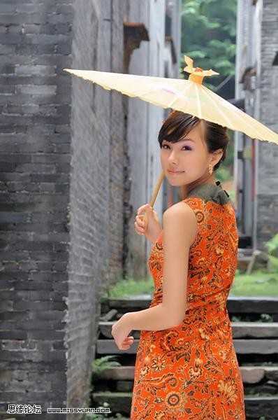 ‘PhotoShop为偏暗的外景美女照片美白技巧教程‘