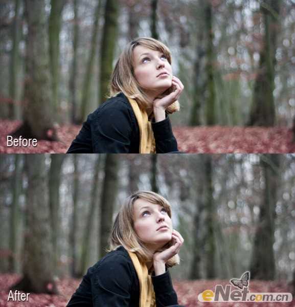 ‘Photoshop制作漂亮的欧美版暗夜精灵效果‘
