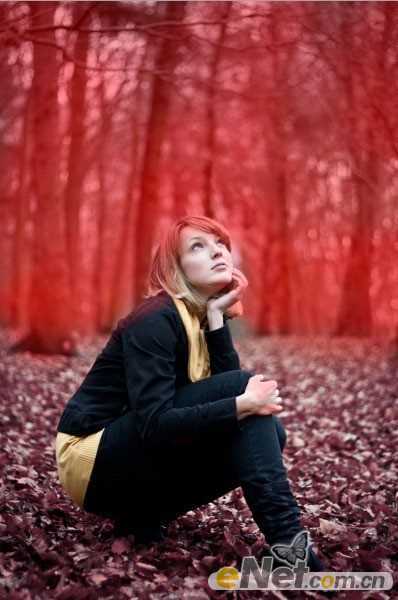 ‘Photoshop制作漂亮的欧美版暗夜精灵效果‘