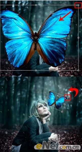‘Photoshop制作漂亮的欧美版暗夜精灵效果‘