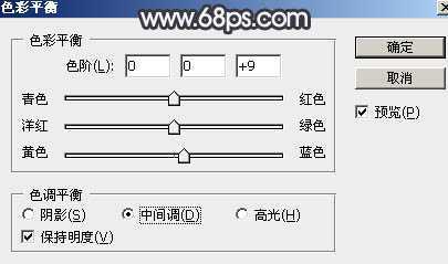 ‘Photoshop使用图层样式打造唯美的古典淡蓝色树林人物图片‘
