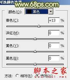 ‘photoshop为树林中的人物调制出漂亮的橙绿色‘