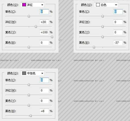 ‘Photoshop将美女头像调出纯美的淡紫色‘