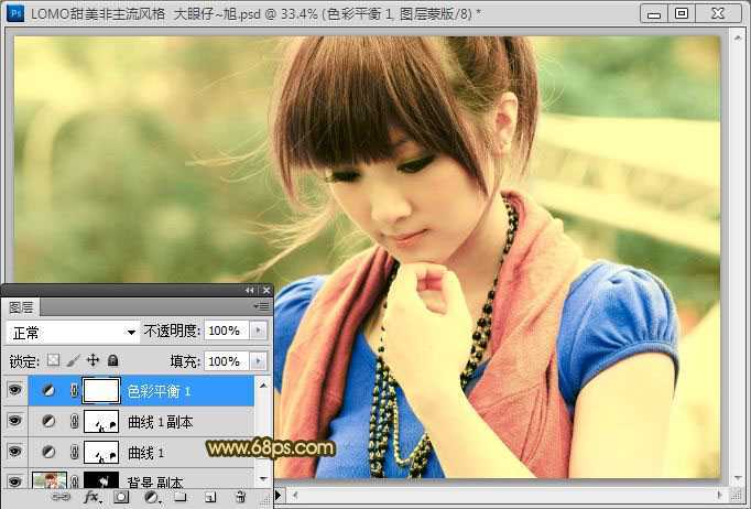 ‘photoshop将使用Lab模式快速打造出漂亮的褐色Lomo非主流图片效果‘