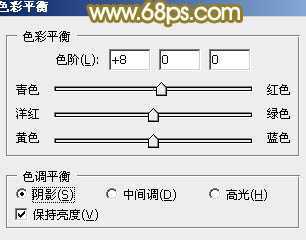 ‘Photoshop将树林人物图片调制出朦胧的淡黄色效果‘