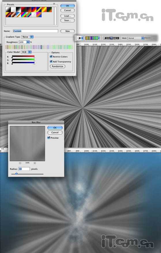 ‘photoshop合成电流强击人物特效‘