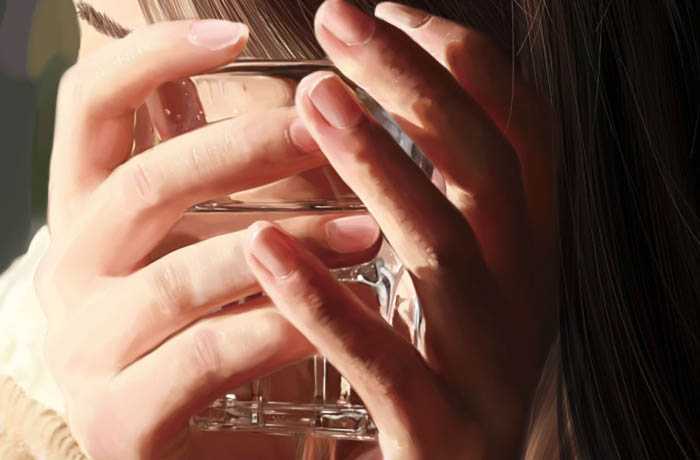 ‘PS鼠绘在茶餐厅静静等待的美女‘